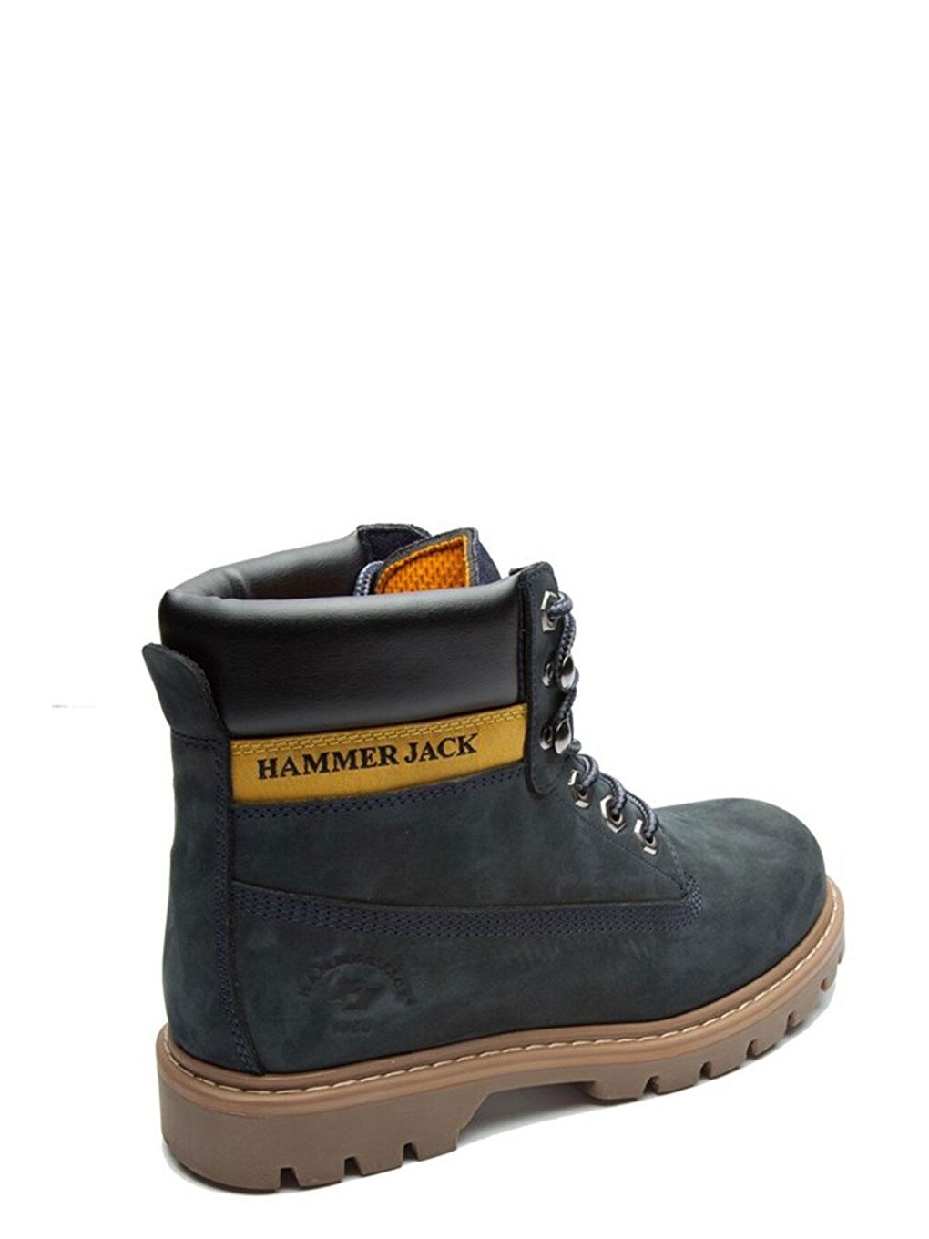 Hakiki Deri Mavi Nubuk Kadın Bot-3