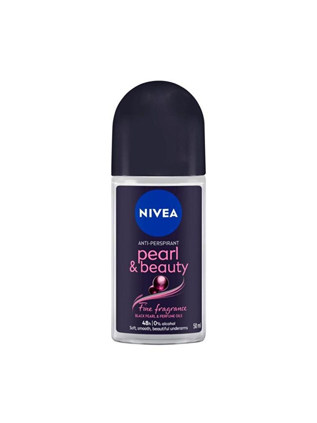 NIVEA Şeffaf Kadın Roll On Deodorant Pearl&Beauty Fine Fragrance, 48 Saat Anti-Perspirant Koruma 50 ml - 1