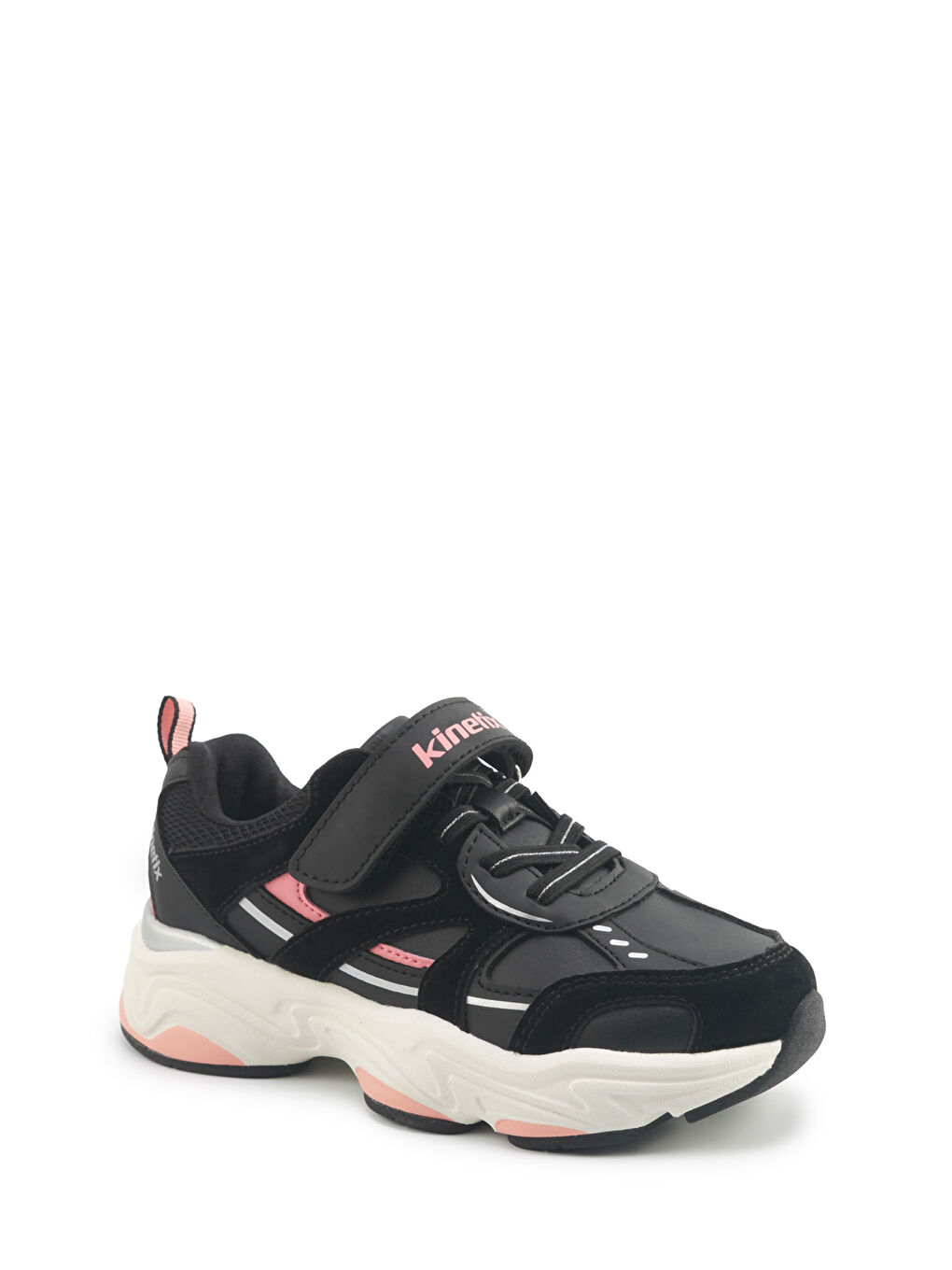 INTEREST PU J F 5PR Siyah Kız Çocuk Spor Ayakkabı-1