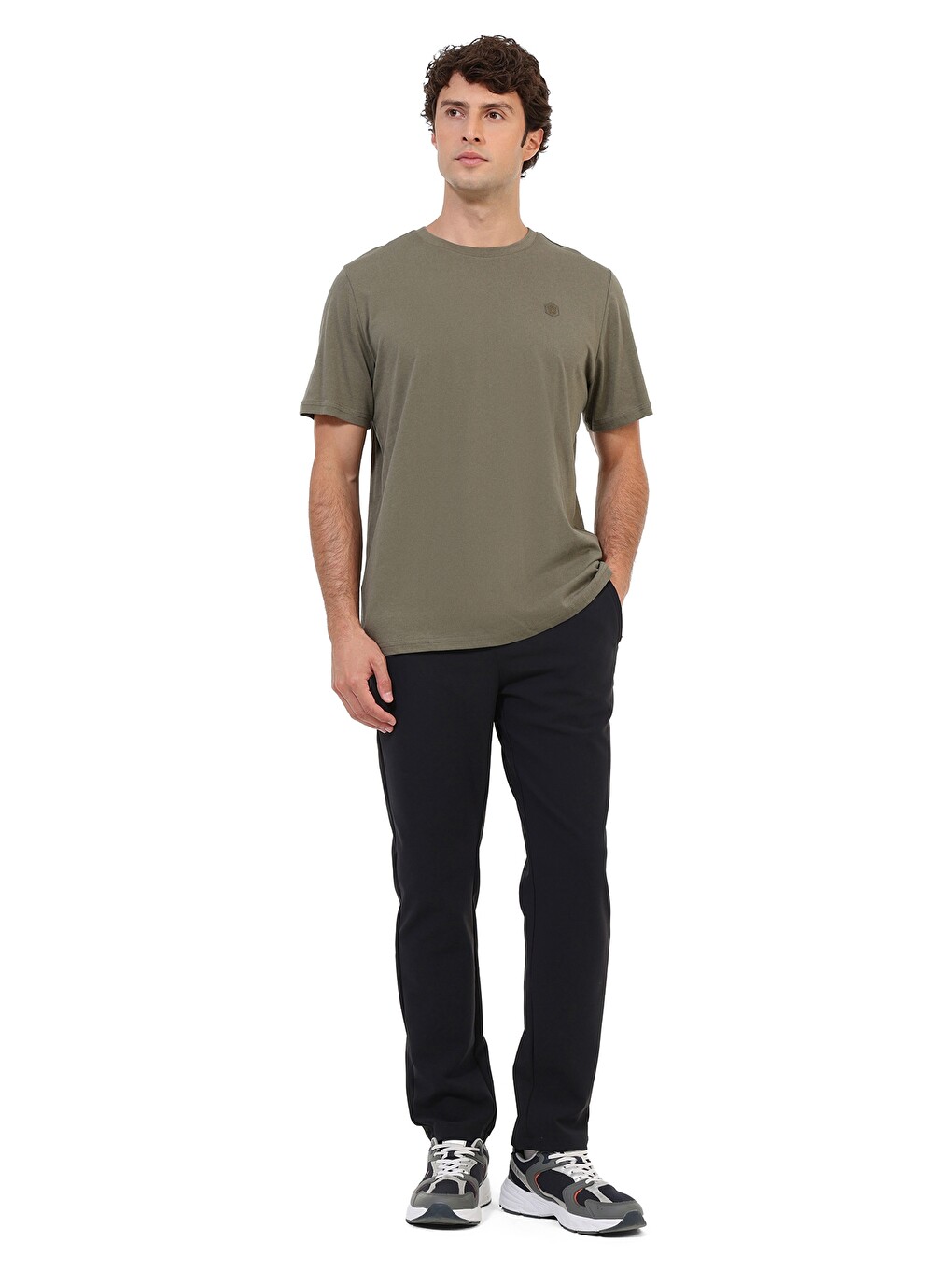 Haki Kısa Kol T-shirt Erkek Hakı Mb Ct102 C Nk T-sh