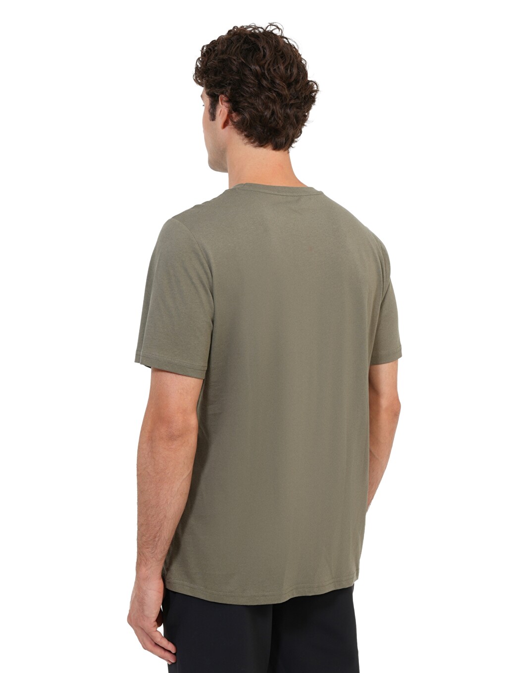 Haki Kısa Kol T-shirt Erkek Hakı Mb Ct102 C Nk T-sh-3