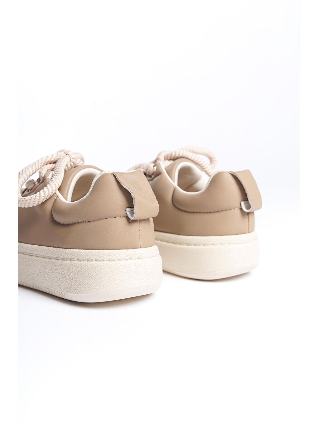 Bej D02025 Günlük Ortopedik Kadın Sneaker Spor Ayakkabı-4