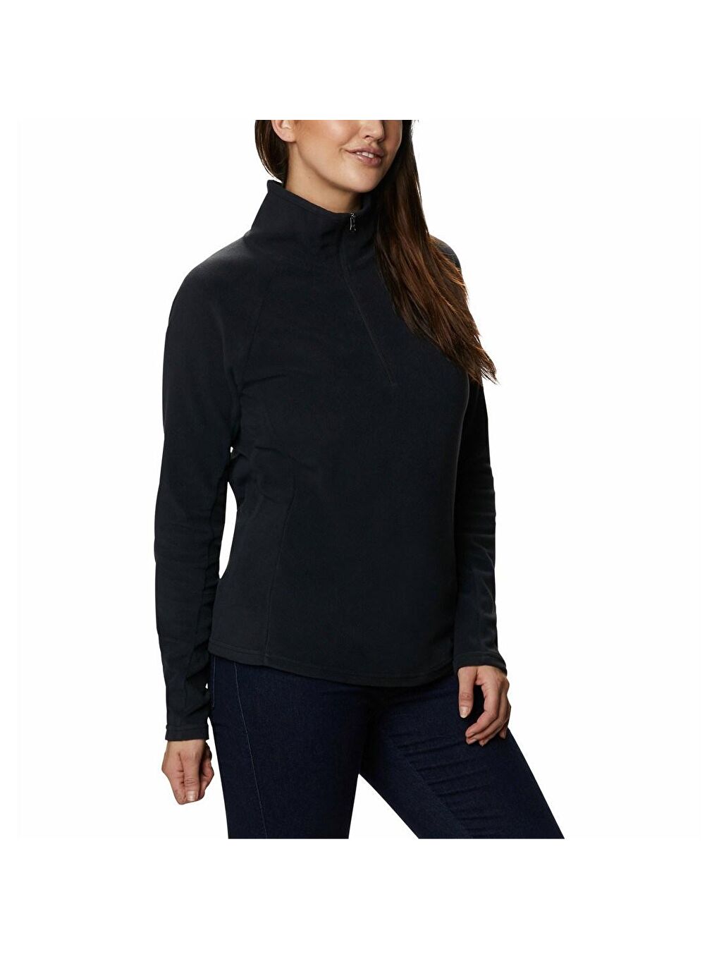 Glacial IV 1/2 Zip Kadın Siyah Polar Sweatshirt-2