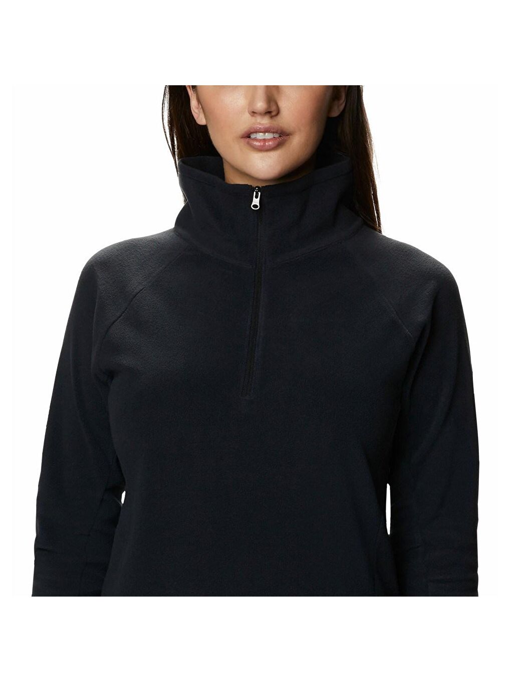 Glacial IV 1/2 Zip Kadın Siyah Polar Sweatshirt-3