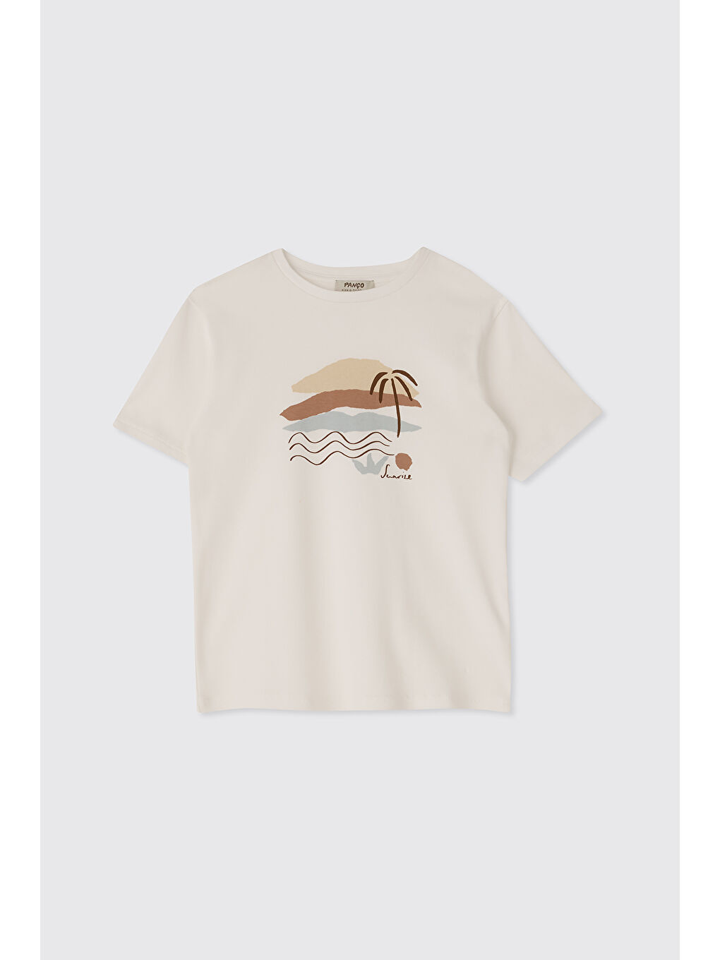 Erkek Çocuk Bej 3'lü Pijama Takımı-7