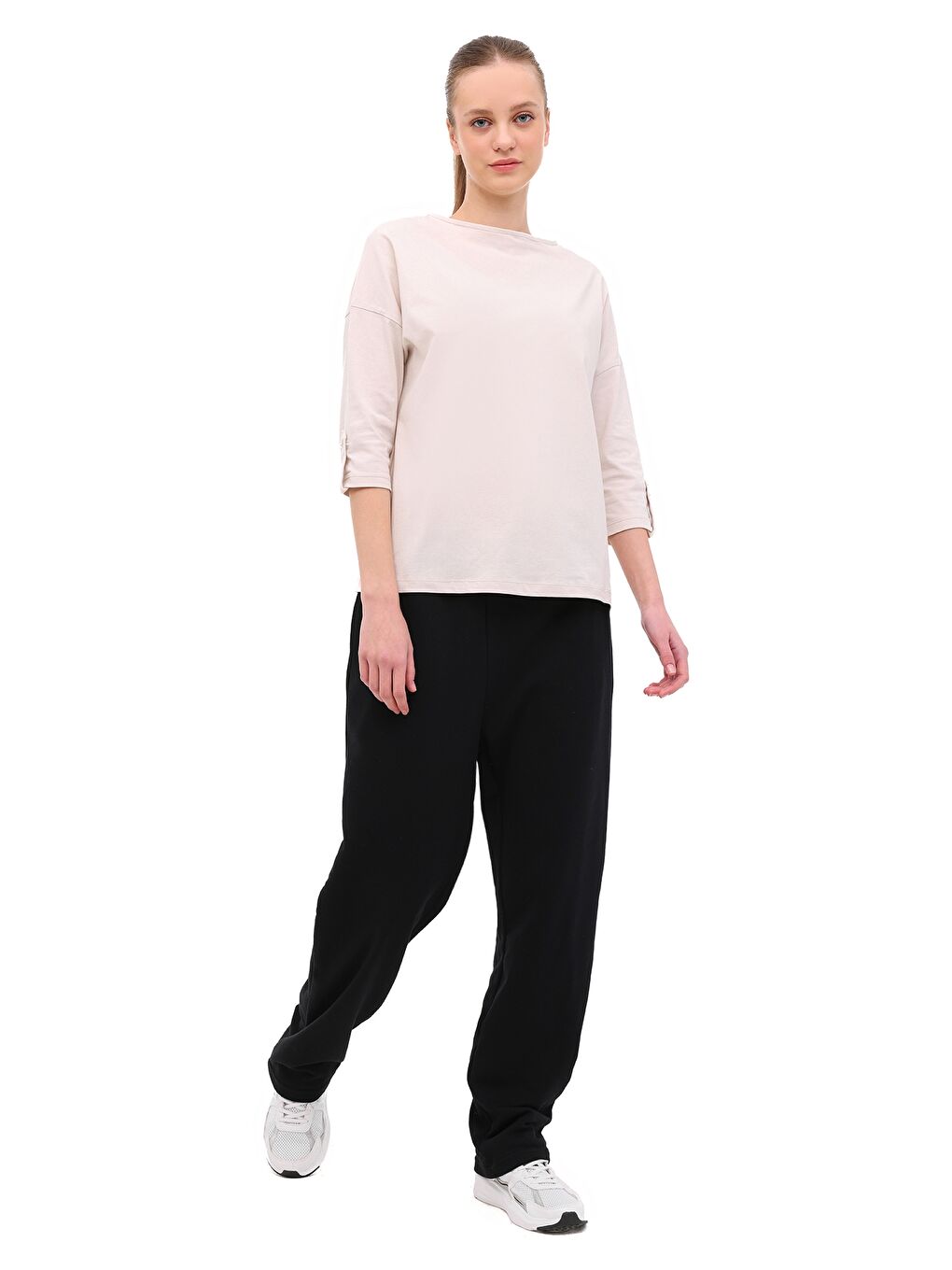 WL 11BILLIE 5PR Bej Kadın Kısa Kol T-Shirt-2