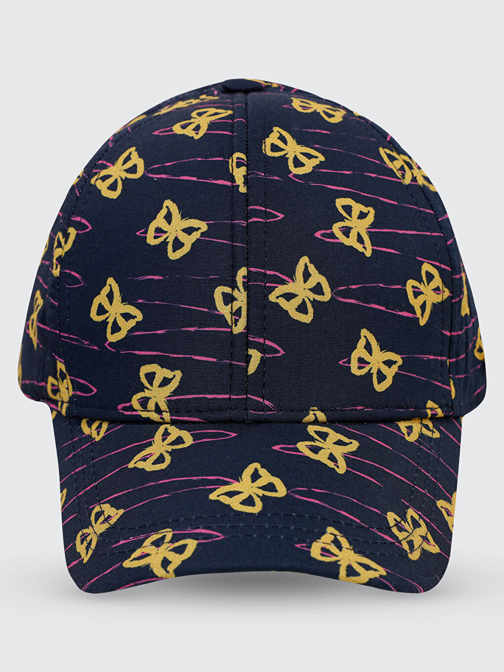 Kız Çocuk Şapka 4-8 Yaş Lacivert