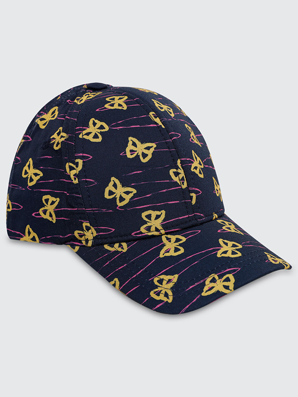 Kız Çocuk Şapka 4-8 Yaş Lacivert-1