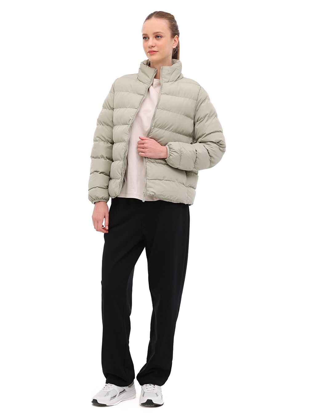 WL 1BLANCO KIMEKA 5PR Haki Kadın Mont-2