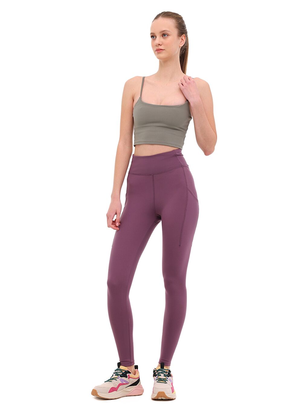 WL 26SIMARA 5PR Mor Kadın Tayt-2