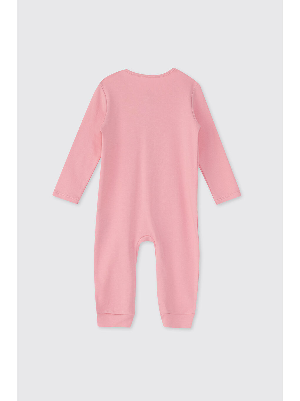 Yenidoğan Fırfırlı Pembe Tulum-1