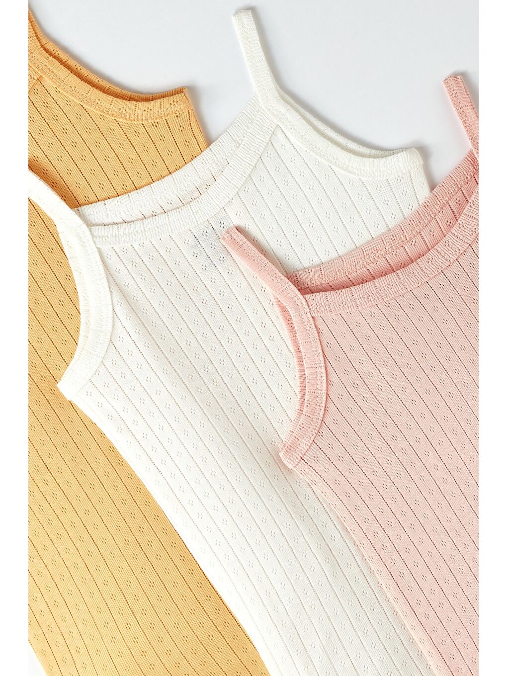 Pembe Bebek 3lü Ajurlu Askılı Body-2