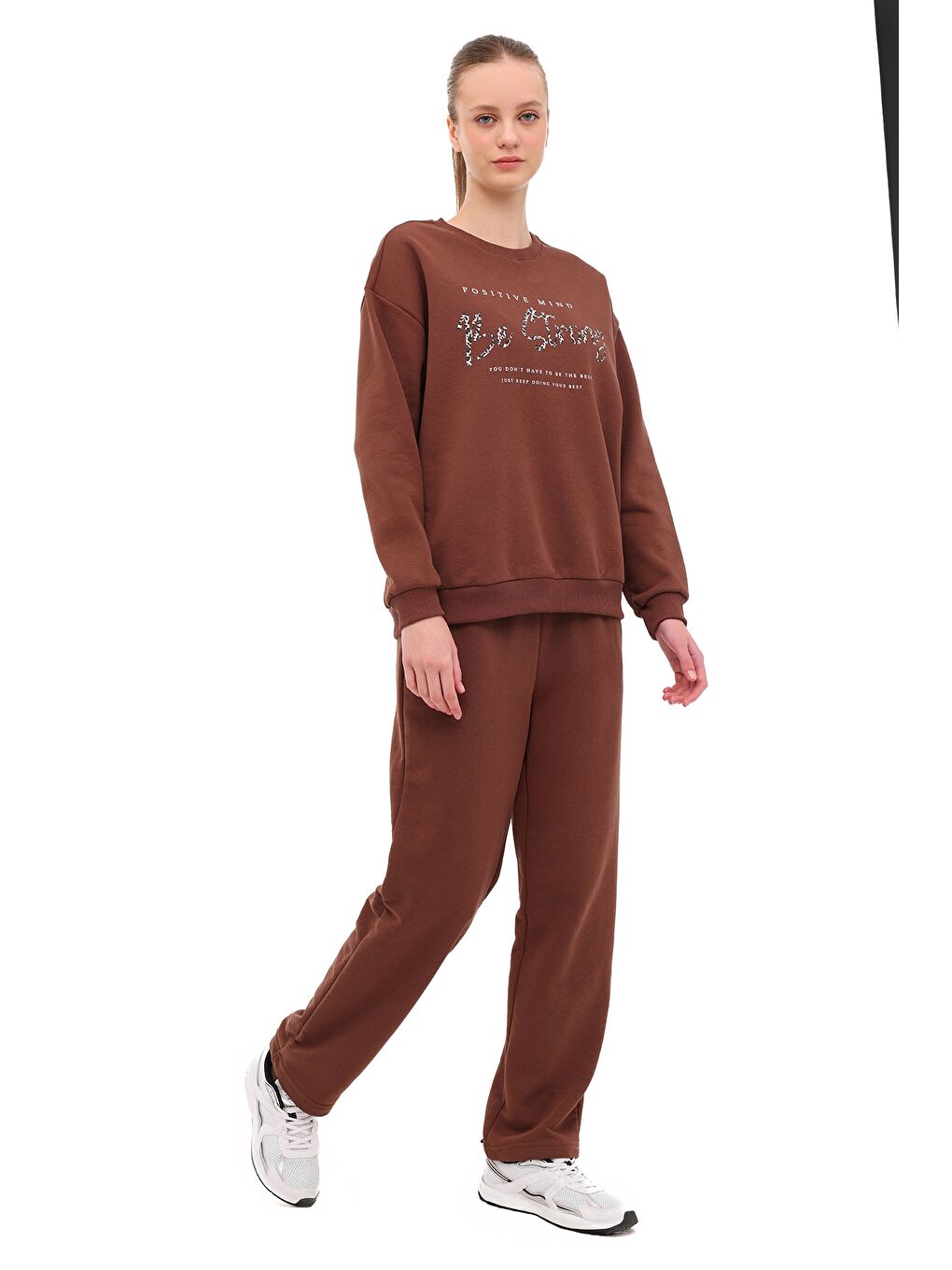 WL 22BEAT 5PR Kahverengi Kadın Eşofman Altı-2