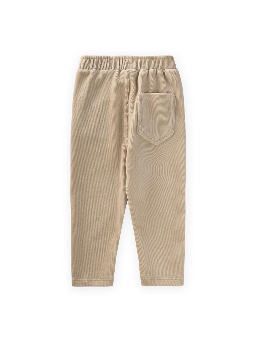 Fitilli Kadife Pantolon 8-12 Yaş Bej-2