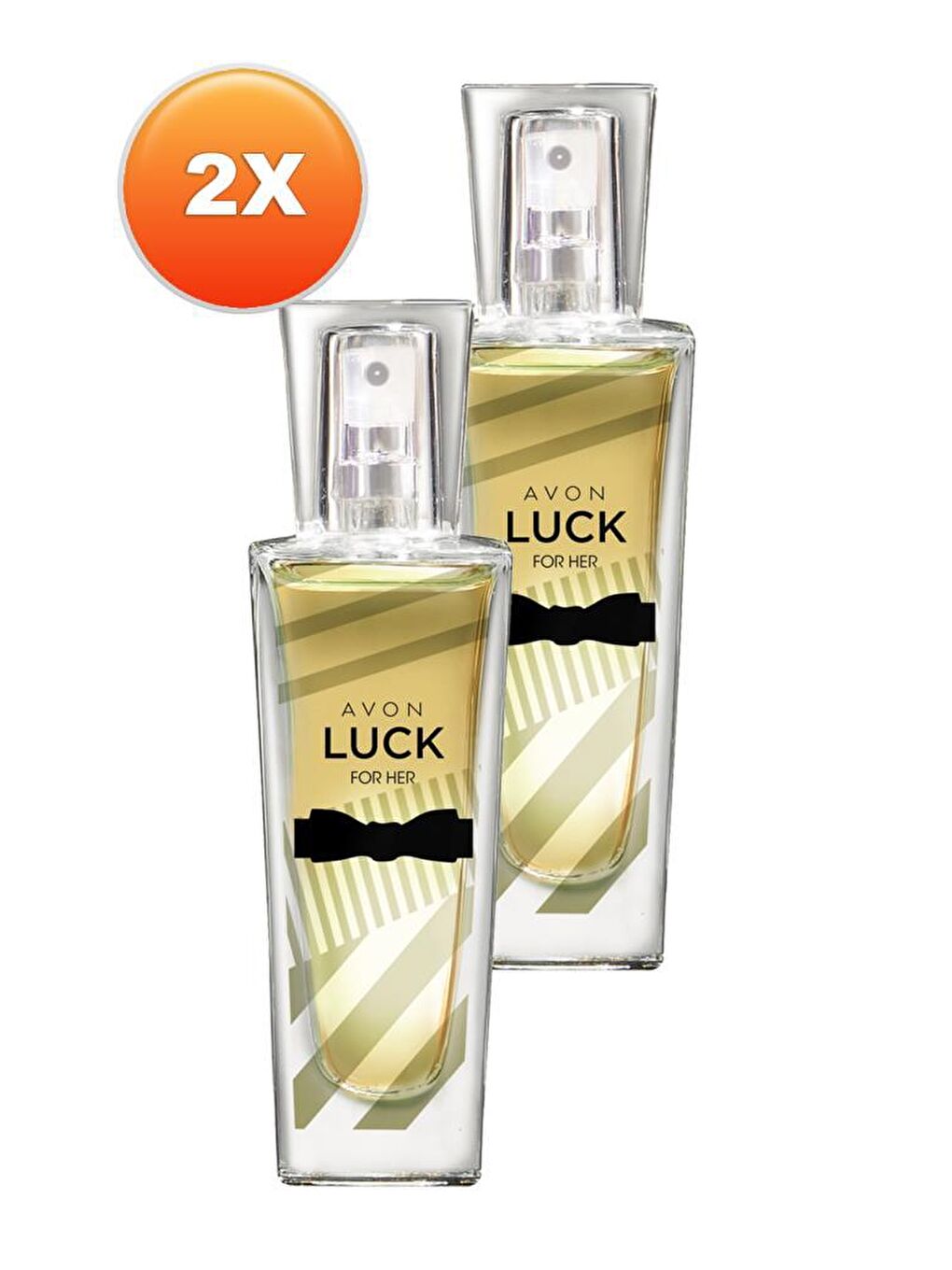 AVON Renksiz Luck Kadın Parfüm Edp 30 Ml. İkili Set