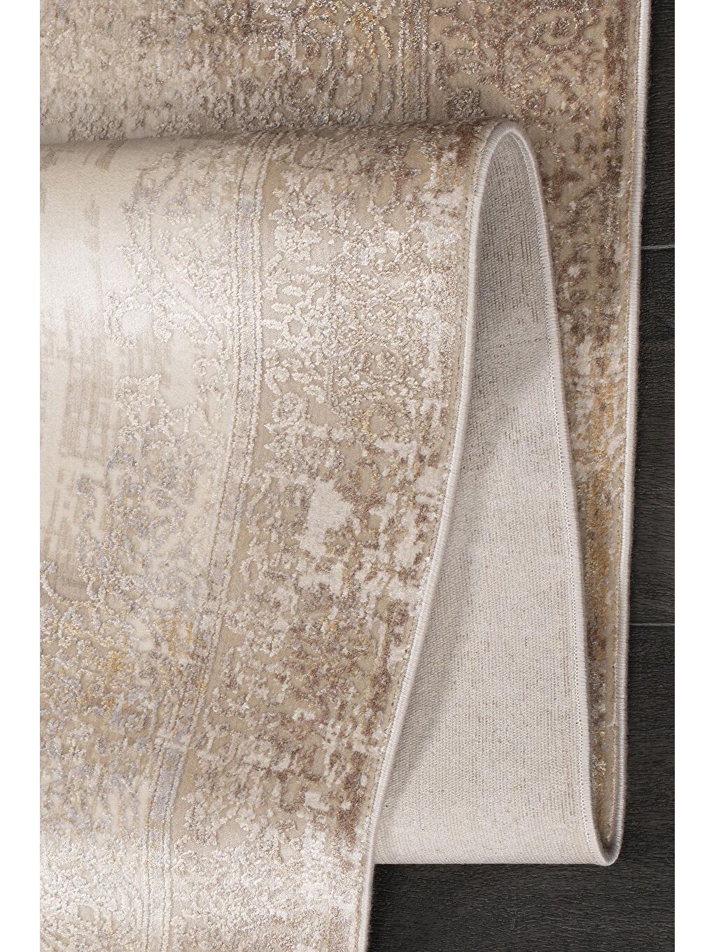 Bej Granada 6060 Akrilik Modern Dokuma Halı-80x300-3