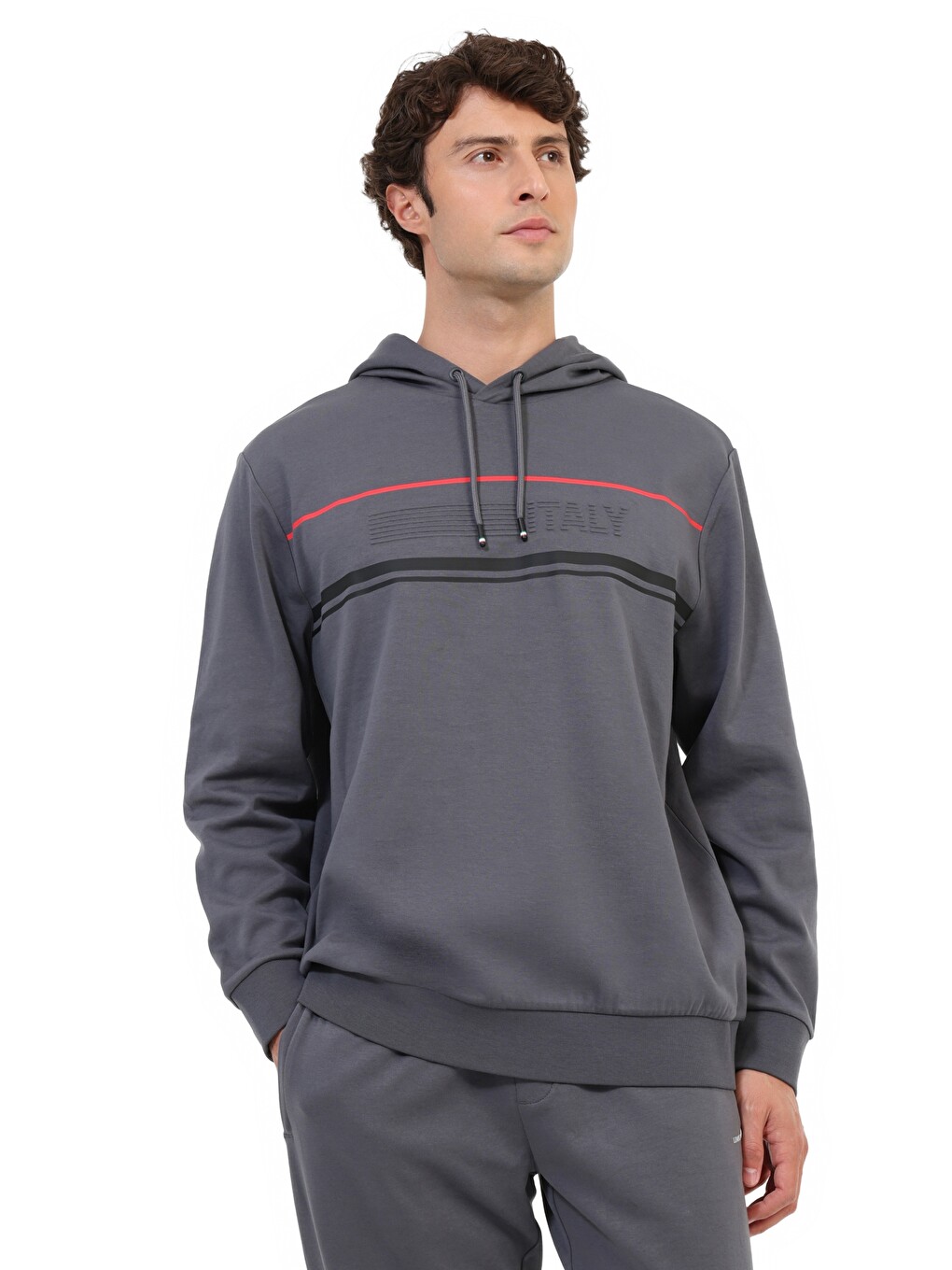Sweatshirt Erkek Gri Ml Fenrıc 17ıtl1404-1