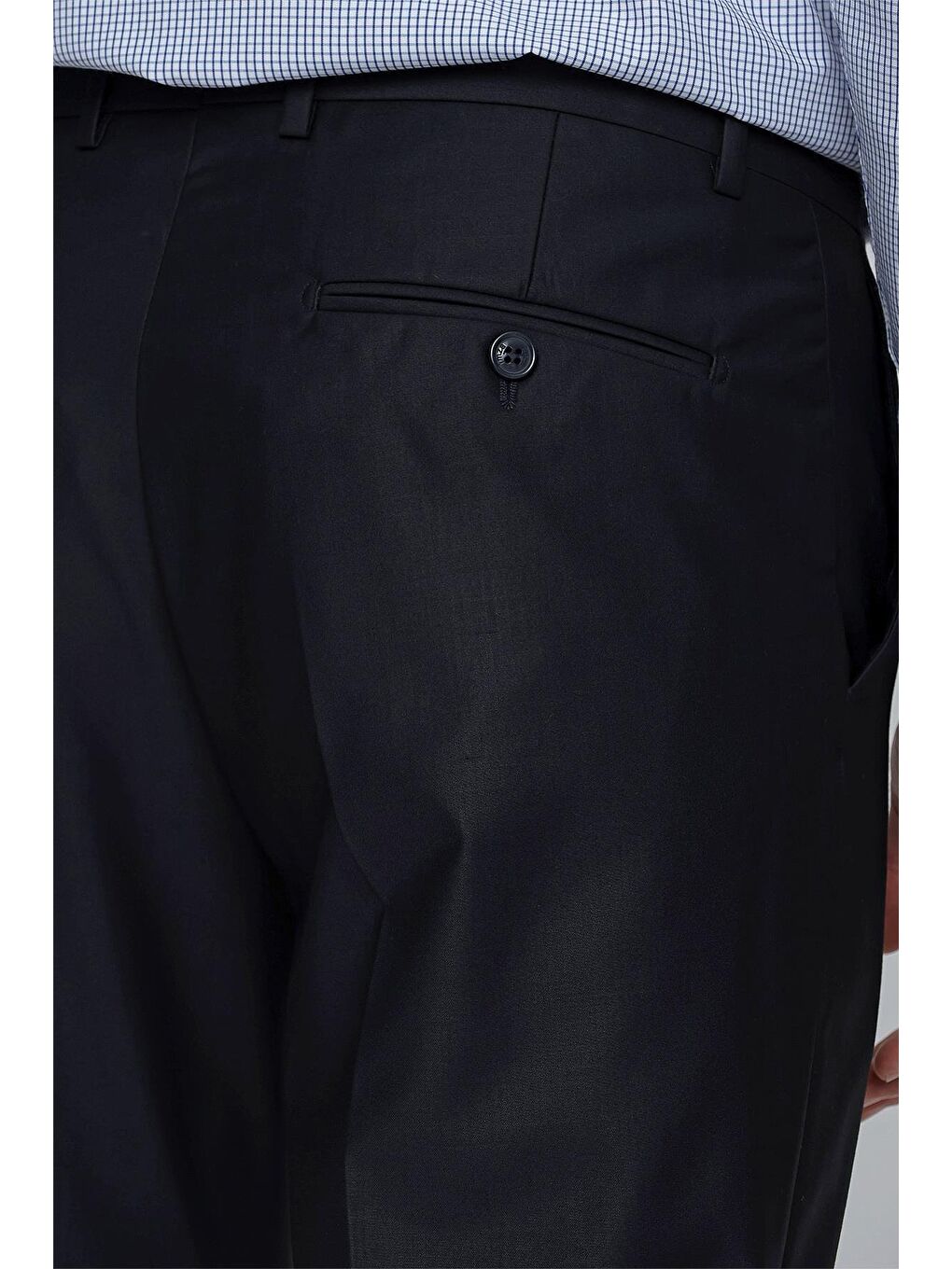 Lacivert Esnek Yandan Cepli Slim Fit Classic Pantolon 1003240013-5