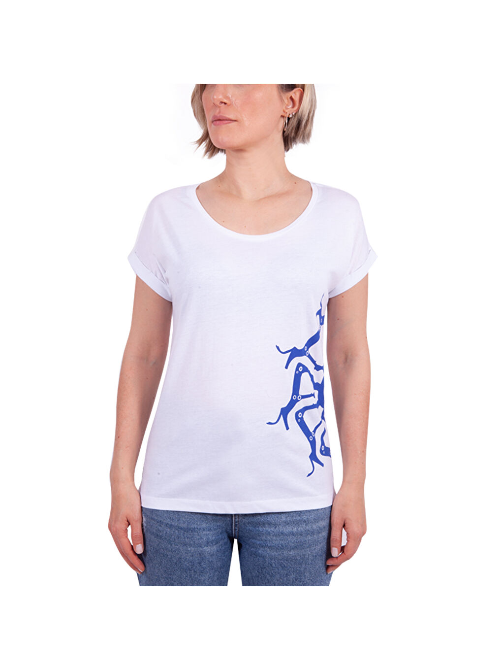 Beyaz Bc 3000 Geyik T-Shirt-4