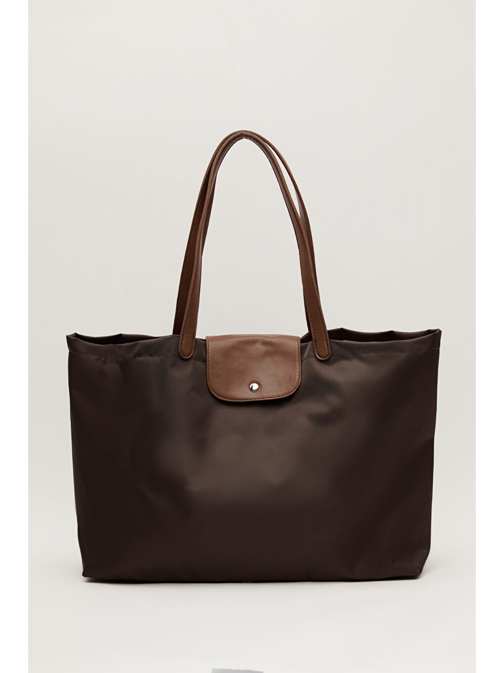 Kahverengi Mari Large Shopper Çanta Acı Kahve