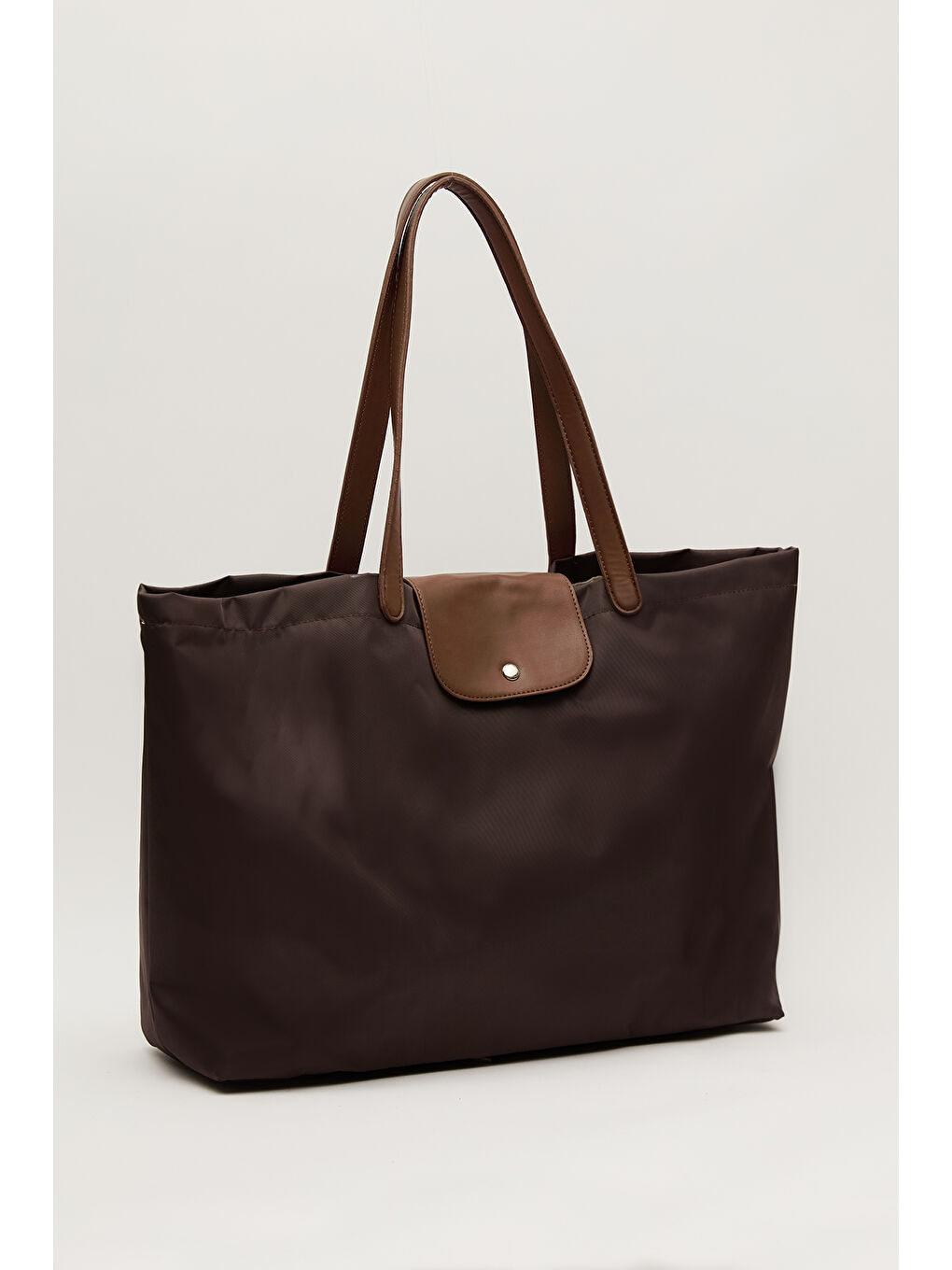 Kahverengi Mari Large Shopper Çanta Acı Kahve-1