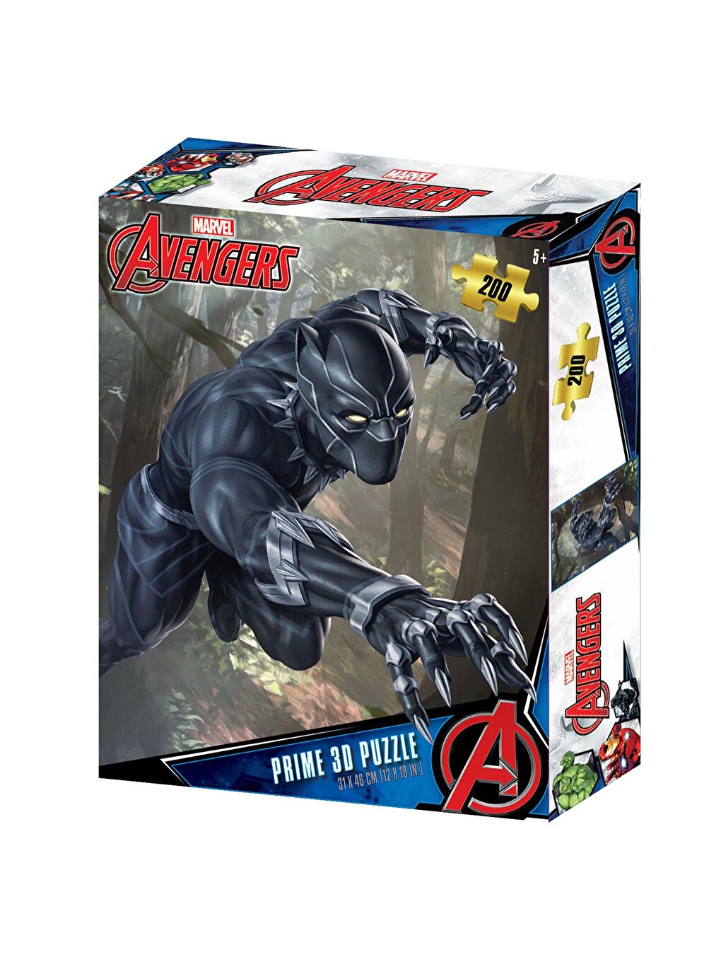 Prime 3D Renksiz Wakanda Forever 200 Parça Puzzle 33062