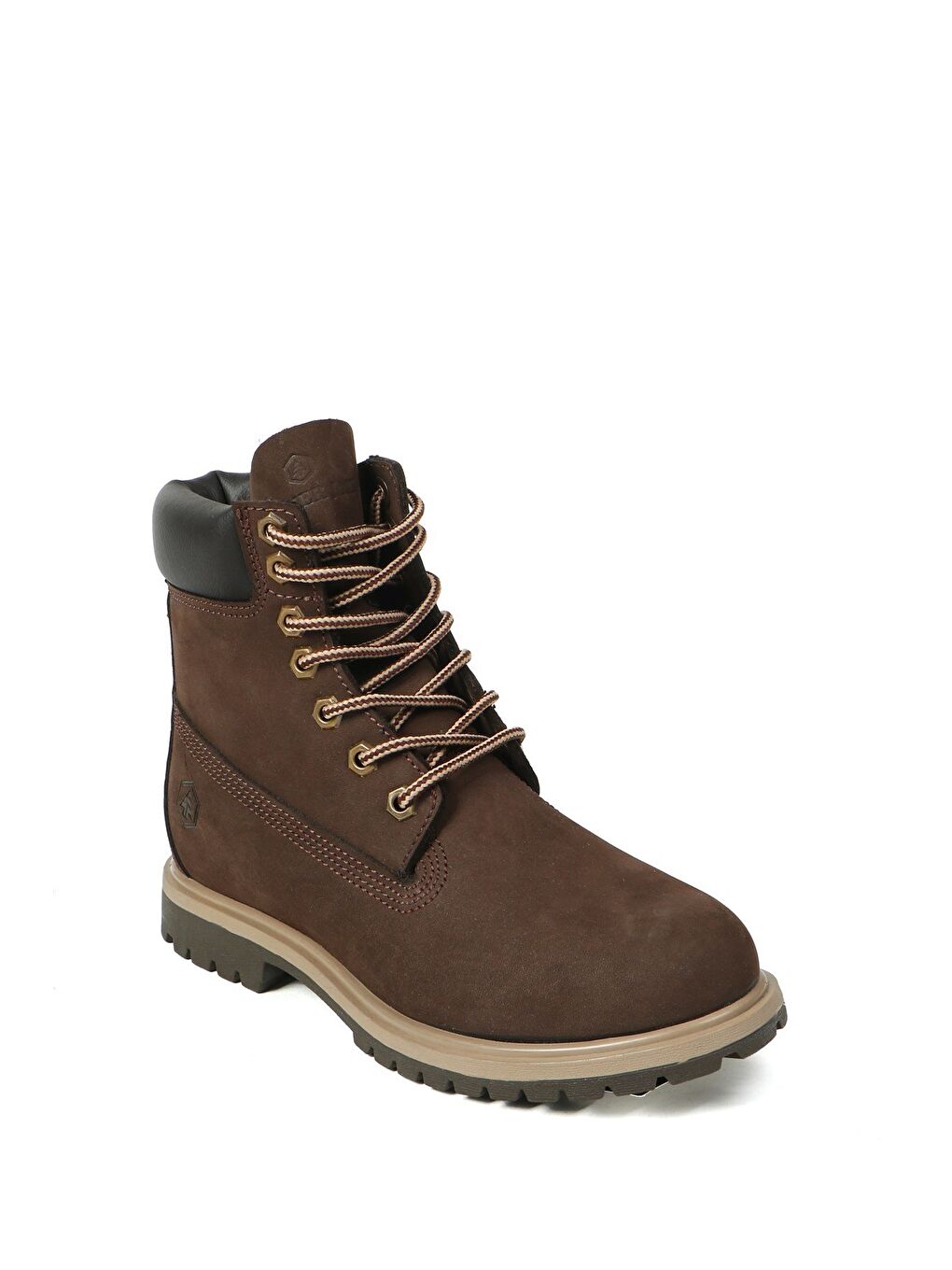 Hakiki Deri Kahverengi Nubuk Kadın Bot-1