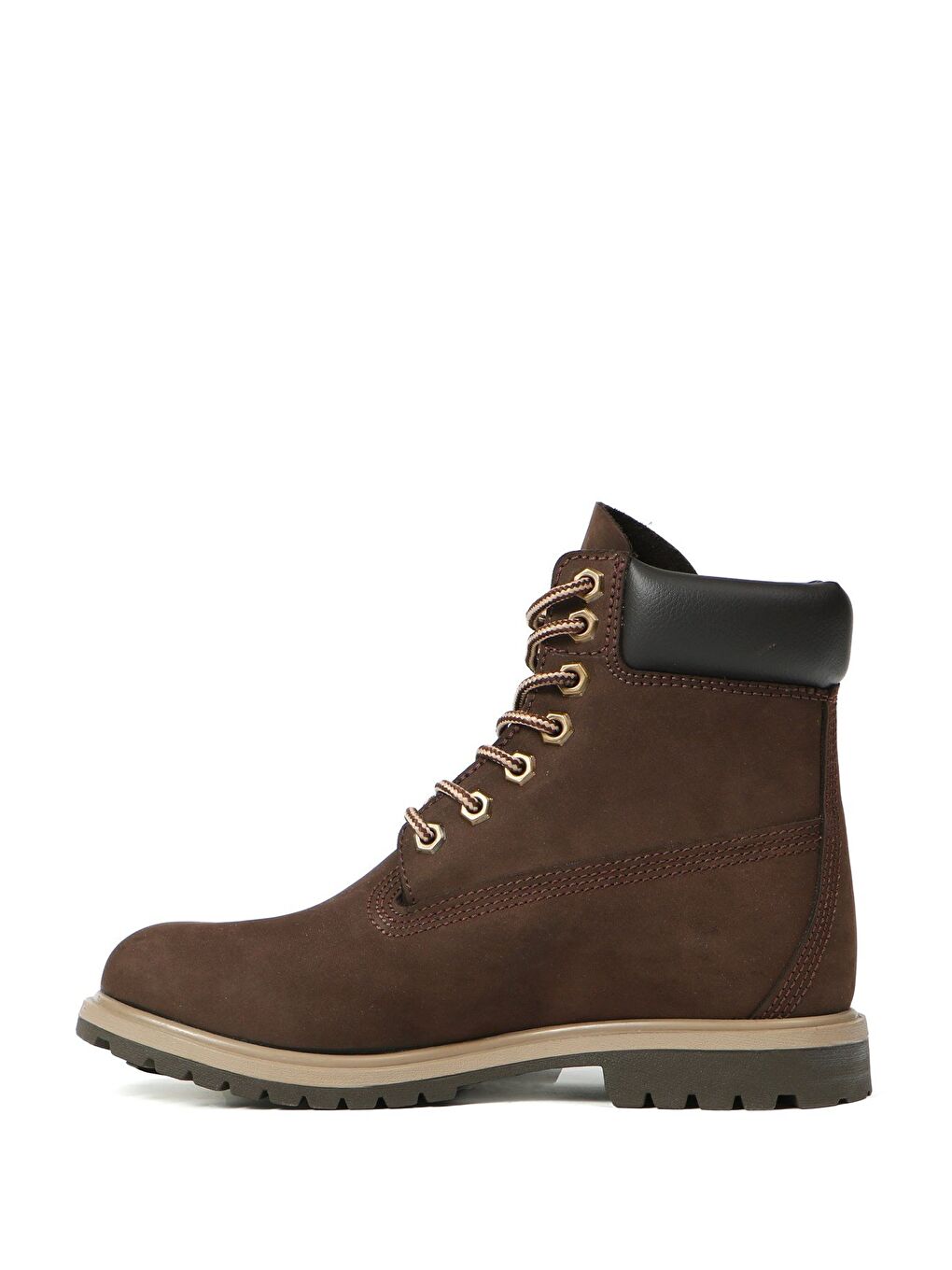 Hakiki Deri Kahverengi Nubuk Kadın Bot-2