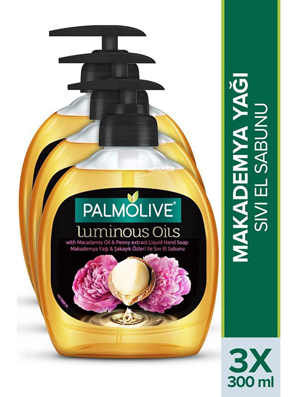 Palmolive Sarı Luminous Oils Makademya Yağı & Şakayık Özleri Sıvı El Sabunu 3 x 300 ml