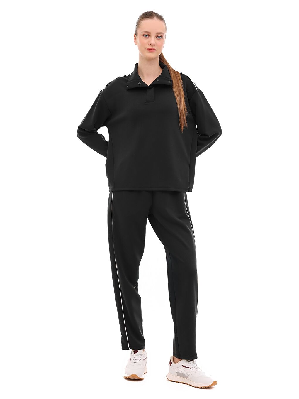 WL 22EVRIN YOG2-14 5PR Siyah Kadın Eşofman Altı-2