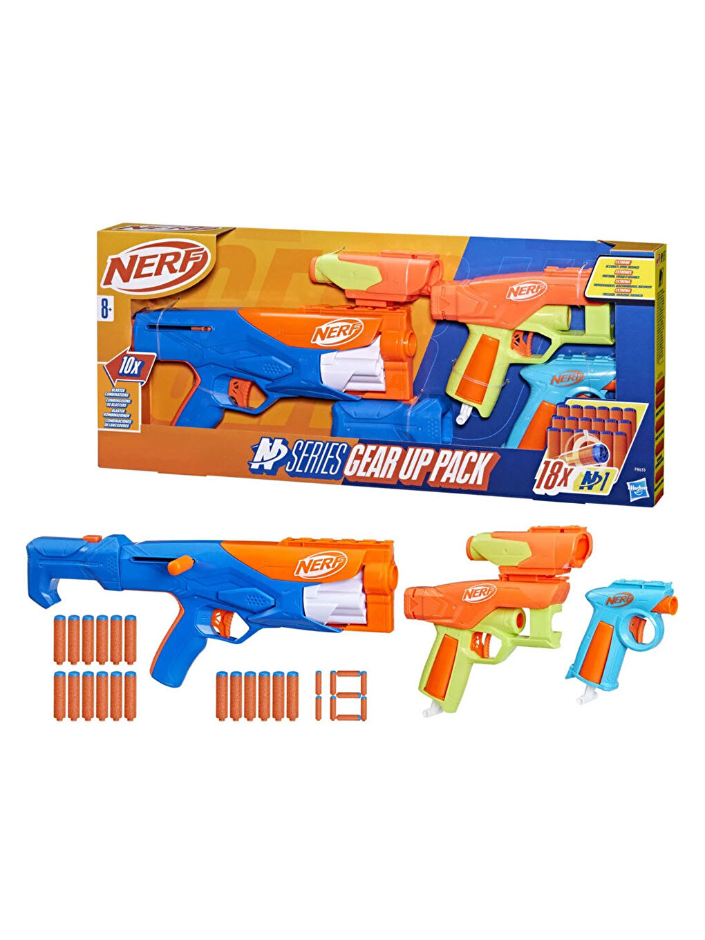 Nerf Renksiz N-Serisi Gear-Up Paketi F8633