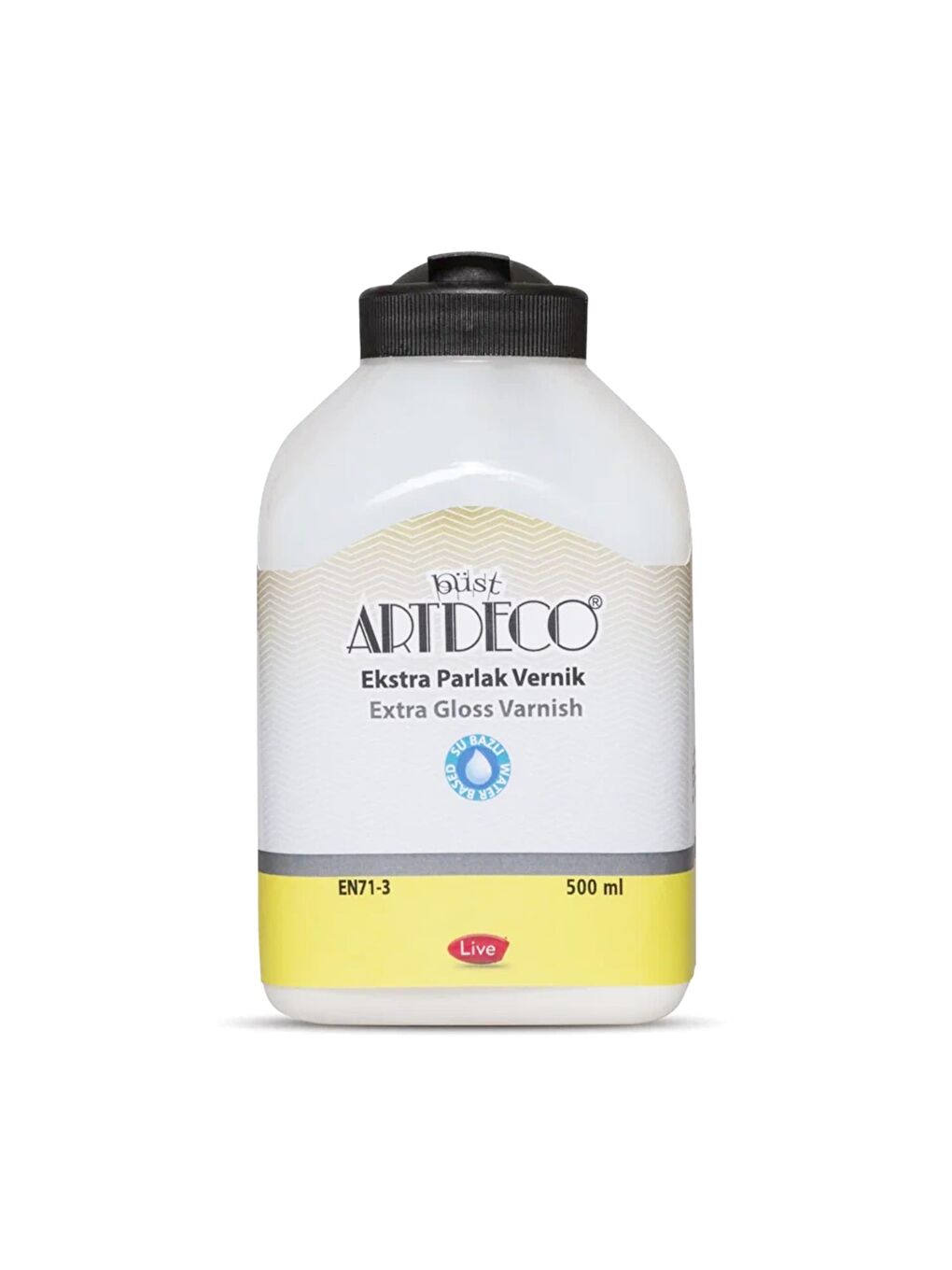 Su Bazlı Ekstra Parlak Vernik 500 ml