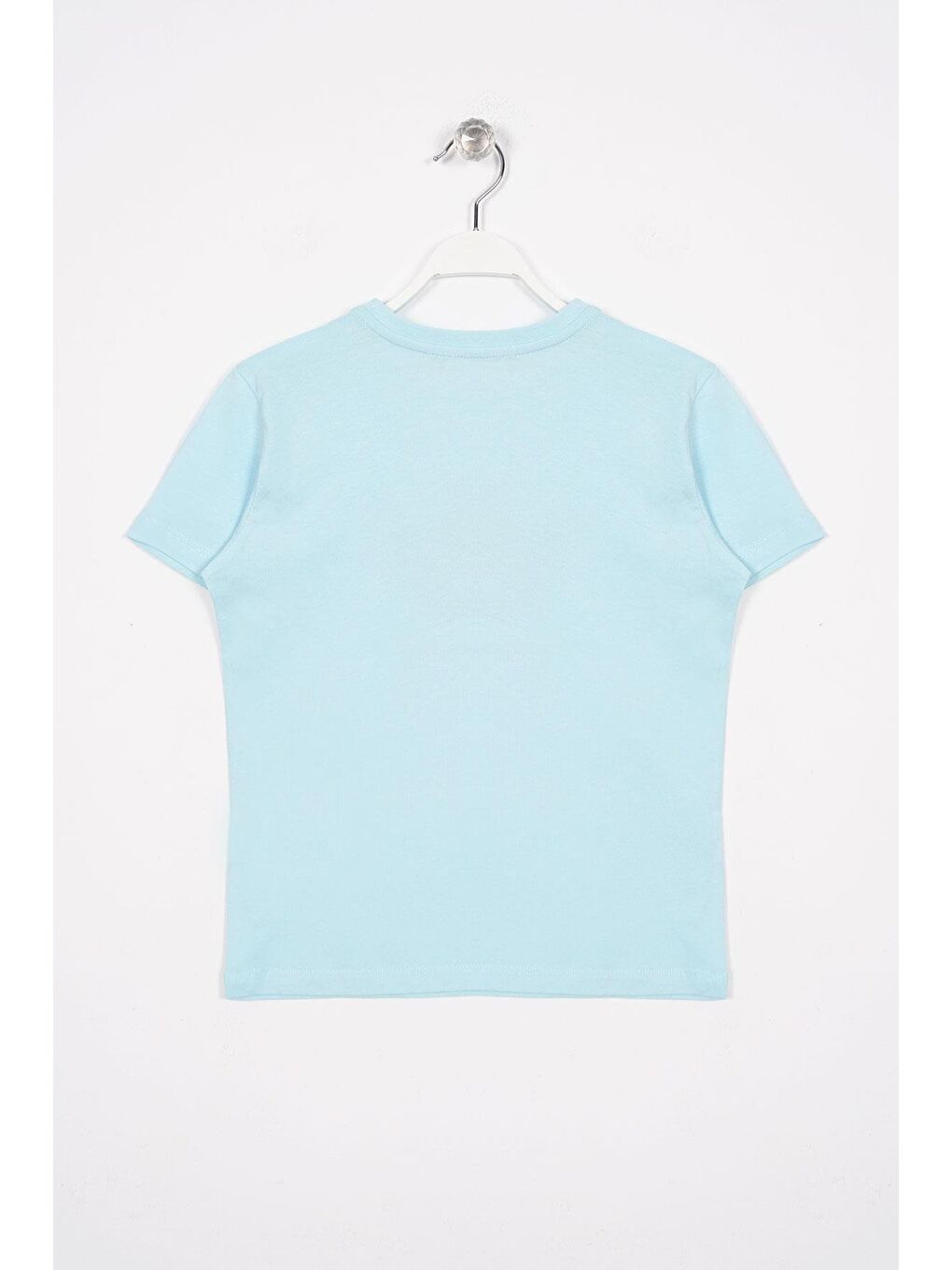 See You Baskılı Buz Mavisi Renk Erkek Çocuk Tshirt-2