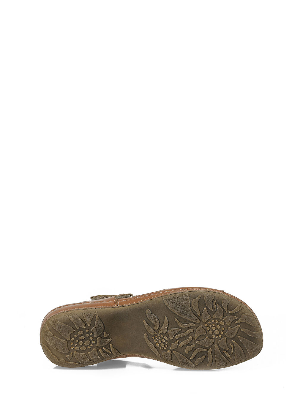 Kahverengi 167231.Z6FX Taba Kadın Düz Sandalet-5