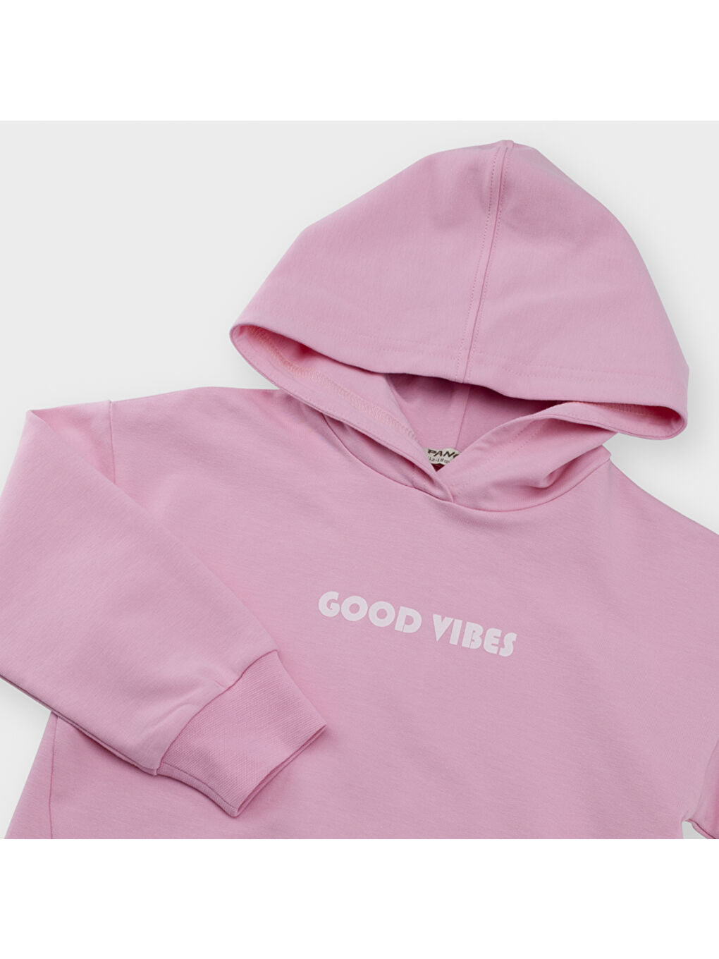 Pembe Kız Çocuk Baskı Detaylı Eşofman Takımı-5