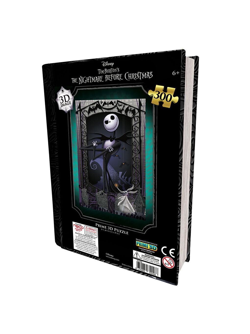 Prime 3D Renksiz The Nightmare Before Christmsas 300 Parça Puzzle 35558 - 1