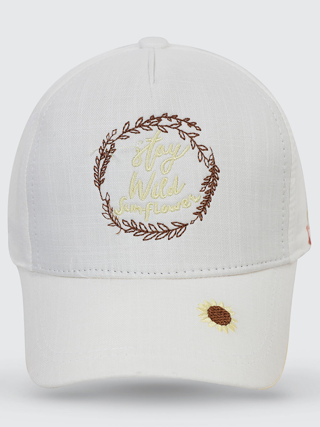 Ekru Kız Çocuk Şapka 4-8 Yaş Krem