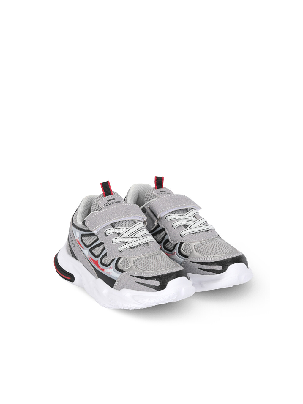 KAFKA P Unisex Çocuk Cırt Cırtlı Gri / Siyah Günlük Spor Ayakkabısı-1