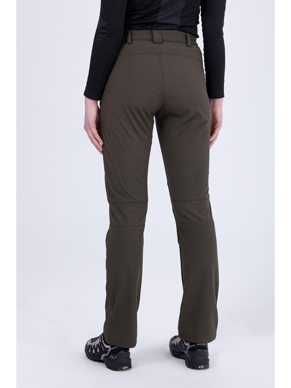 Bosie İnce Softshell Kadın Pantolon Haki-3