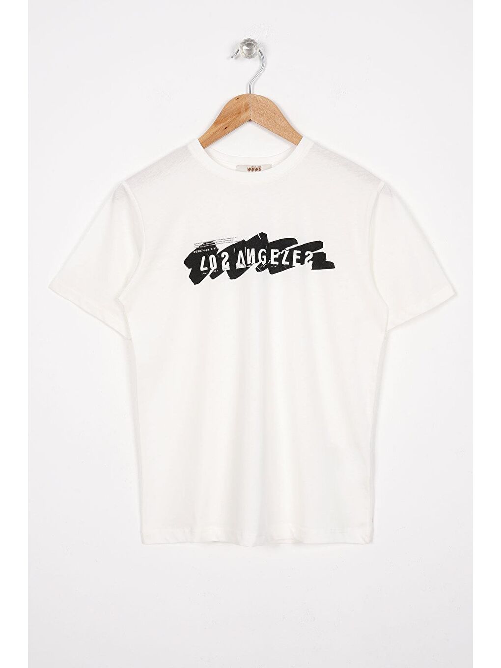 Los Angeles Baskılı Ekru Renk Erkek Çocuk Tshirt