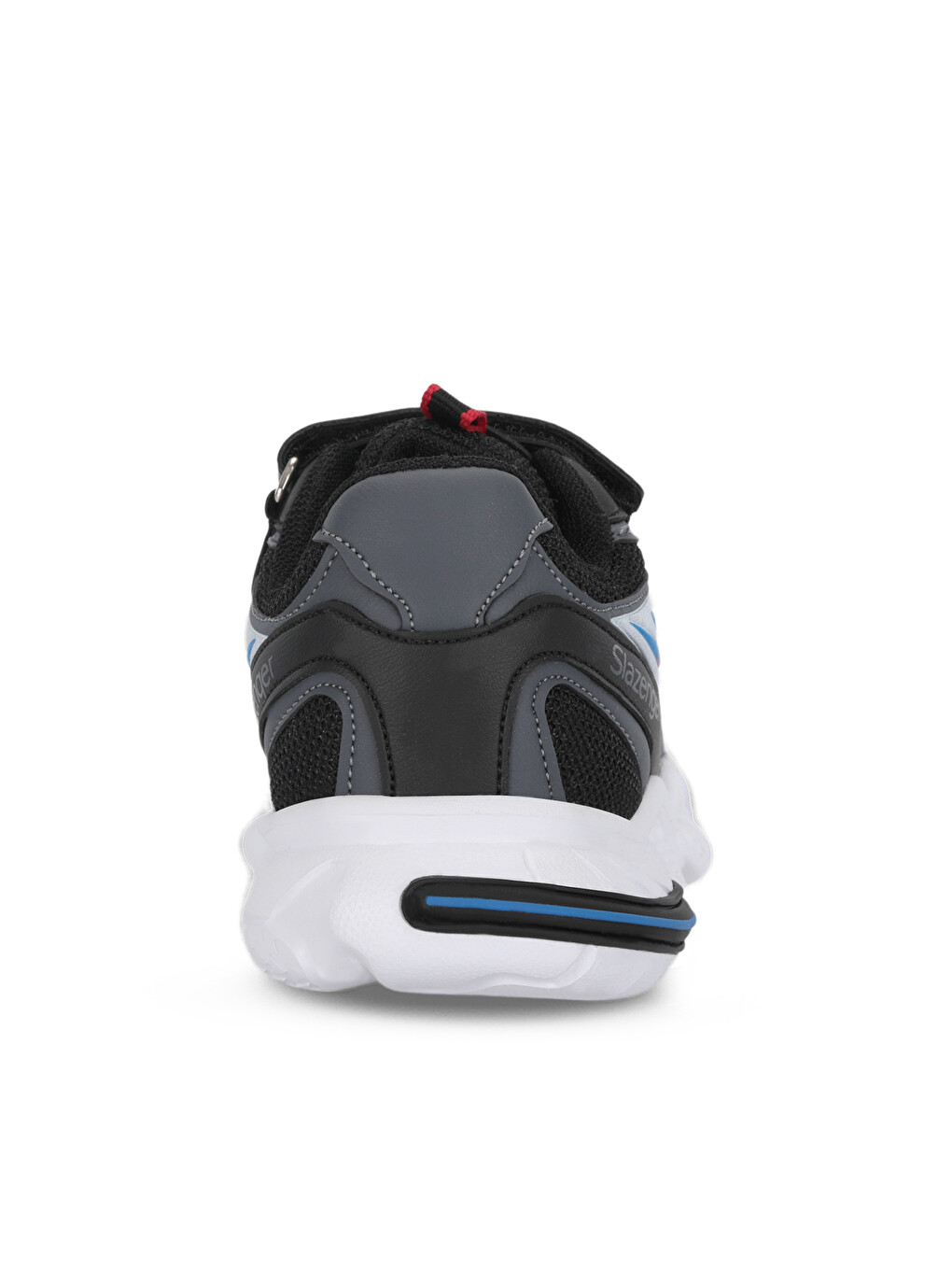 KAFKA P Unisex Çocuk Cırt Cırtlı Siyah / Gri Günlük Spor Ayakkabısı-5