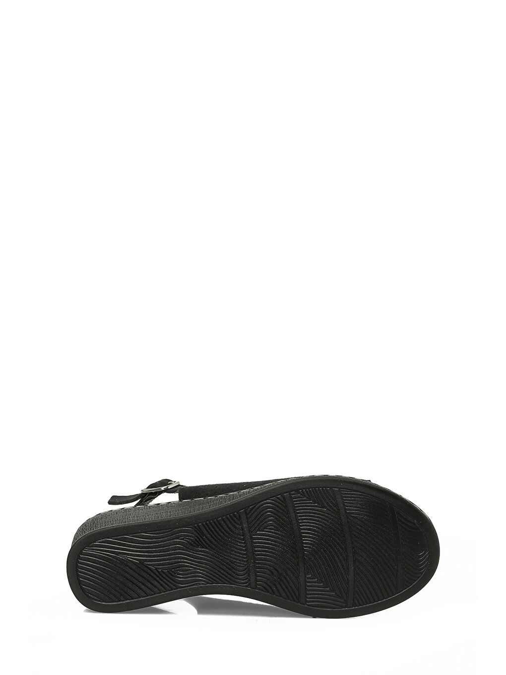 167214.Z6FX Siyah Kadın Düz Sandalet-5