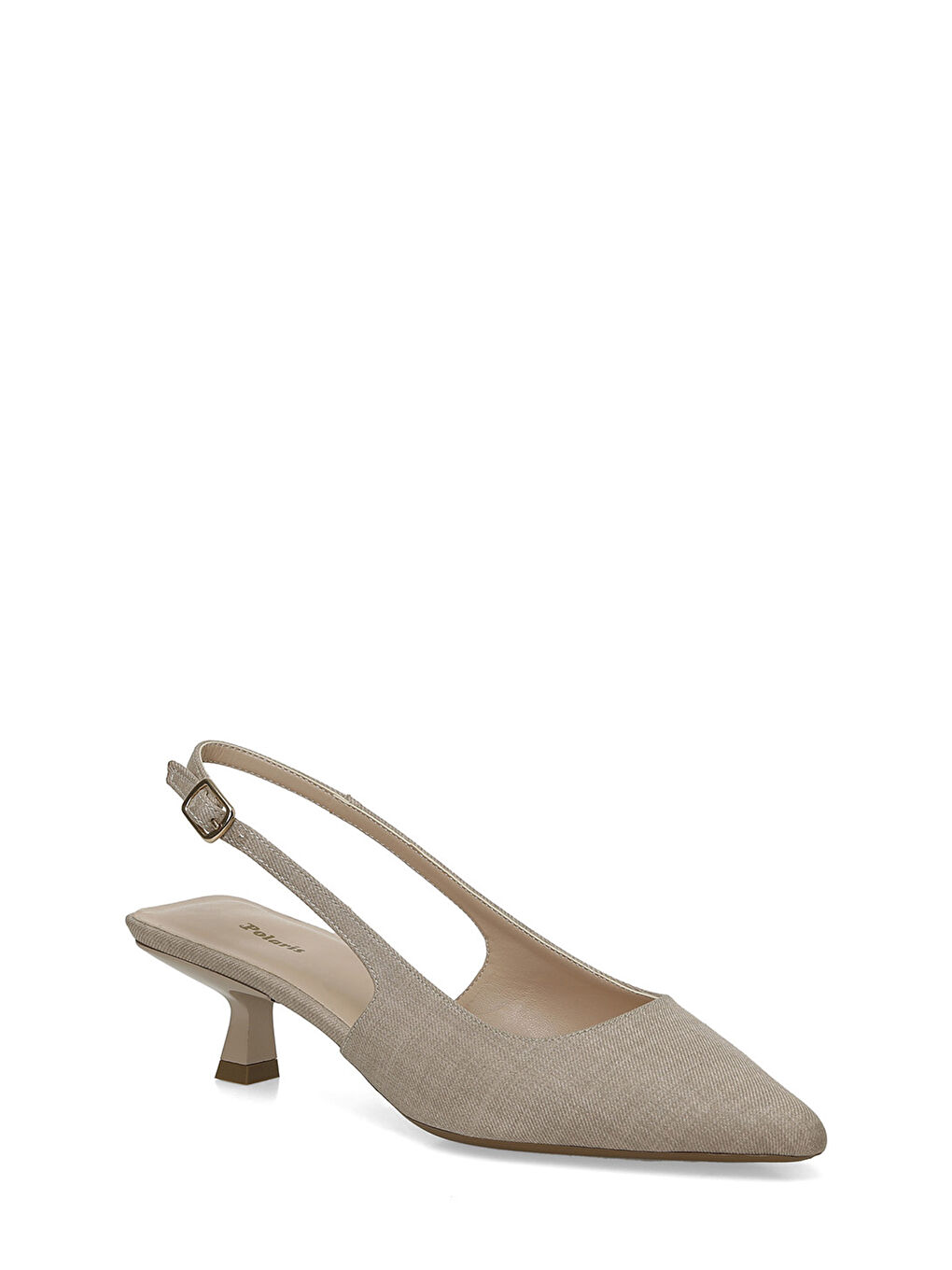 Kahverengi 325028K.Z 5FX Açık Kahve Kadın Topuklu Ayakkabı-1