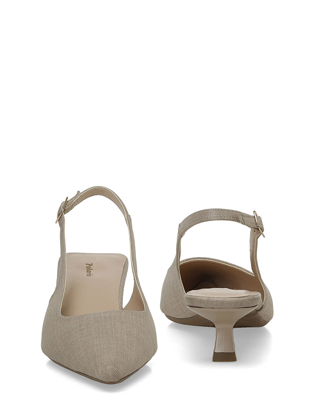 Kahverengi 325028K.Z 5FX Açık Kahve Kadın Topuklu Ayakkabı-4