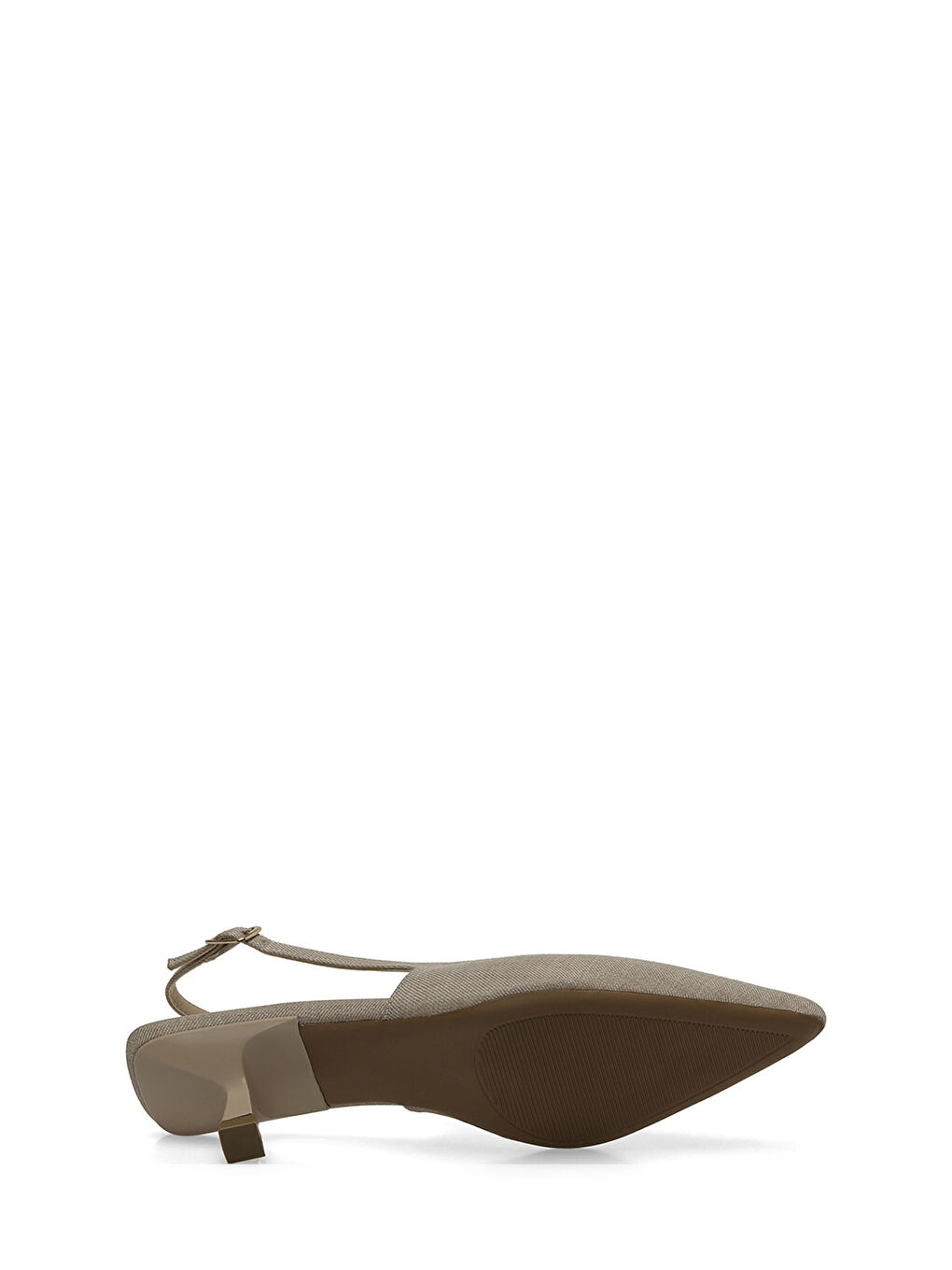 Kahverengi 325028K.Z 5FX Açık Kahve Kadın Topuklu Ayakkabı-5