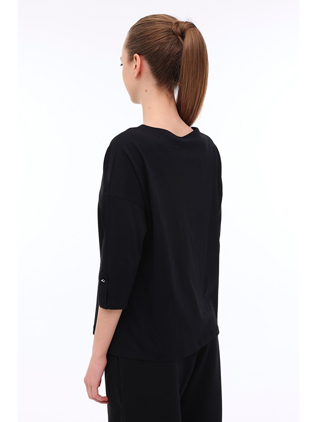 WL 11BILLIE 5PR Siyah Kadın Kısa Kol T-Shirt-1