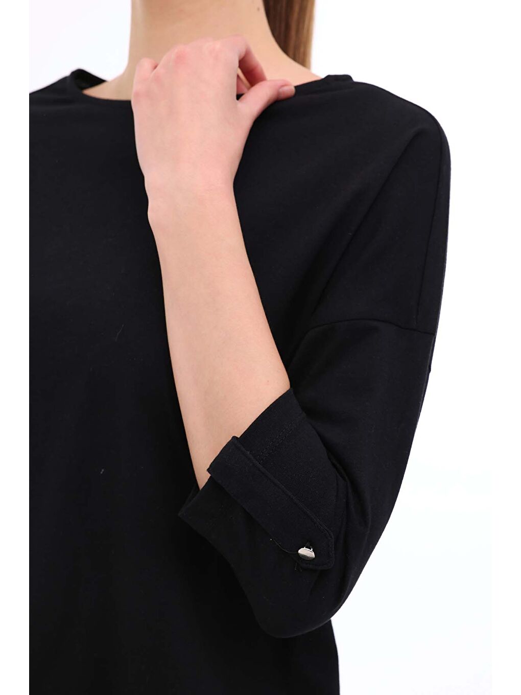 WL 11BILLIE 5PR Siyah Kadın Kısa Kol T-Shirt-3