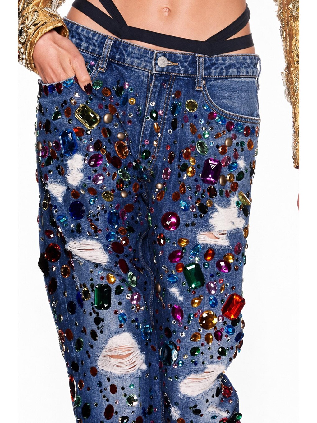 Bedazzle Renkli Kalp Ve Geometirk Desenli Sticker-2