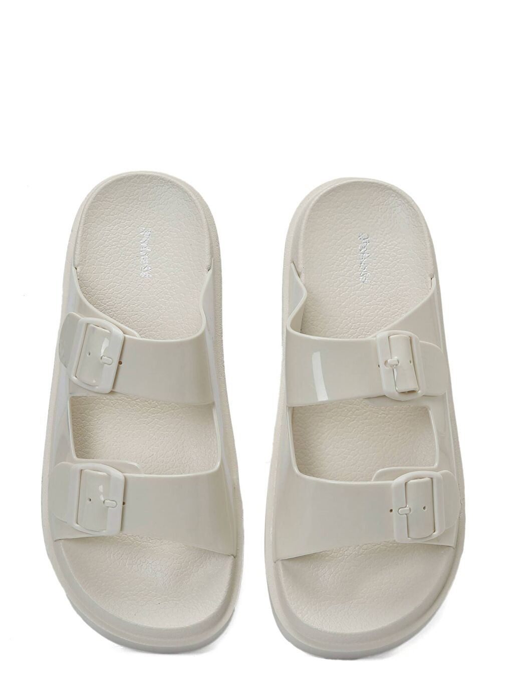 INT1223Y014 3FX Bej Kadın Terlik-3