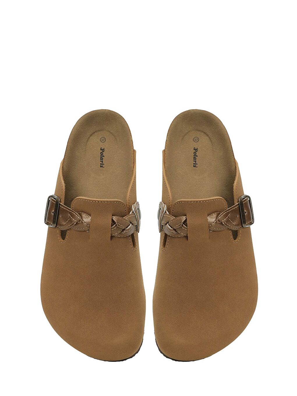 Kahverengi 327575.Z 6FX Taba Kadın Terlik-3